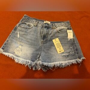 Denim shorts from Elan ordered from Revolve